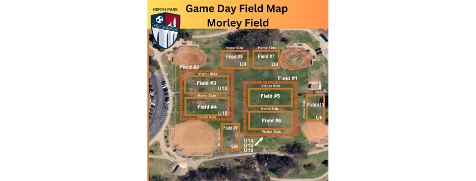 Game Day Field Map